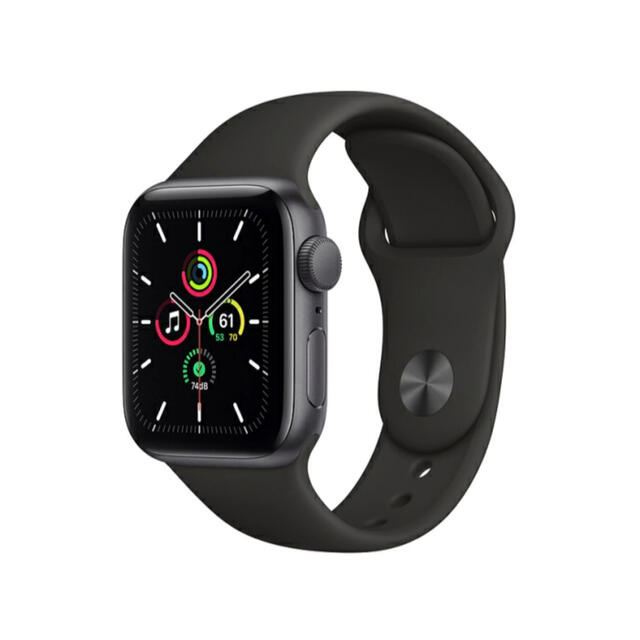 Apple Watch(アップルウォッチ)の新品 未使用 アップルウォッチ SE 40mm スペースグレイ MYDP2J/A メンズの時計(腕時計(デジタル))の商品写真