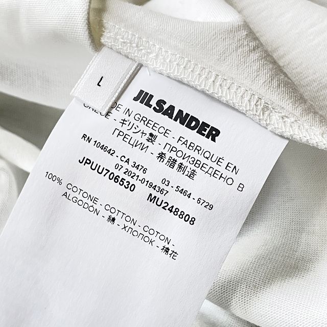 Jil Sander - 新品 L ジルサンダー プラス ロゴ パッチ タグ ラベル T ...