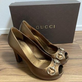 グッチ(Gucci)のGUCCI パンプス　レディース　サンダル　24cm(ハイヒール/パンプス)