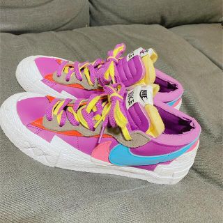 ナイキ(NIKE)の箱有り　sacai サカイ×kaws×  Nike BLAZER LOW (スニーカー)