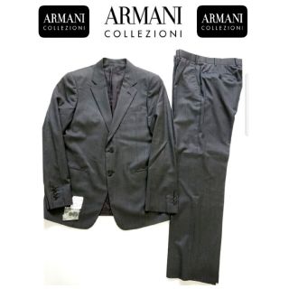 アルマーニ コレツィオーニ(ARMANI COLLEZIONI)のアルマーニコレッツォーニ 最高級シャドーストライプウール2Bスーツ 50(セットアップ)