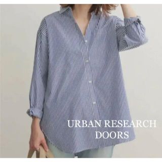 アーバンリサーチドアーズ(URBAN RESEARCH DOORS)のURBAN RESEARCH DOORS コットンレギュラーカラーオーバーシャツ(シャツ/ブラウス(長袖/七分))