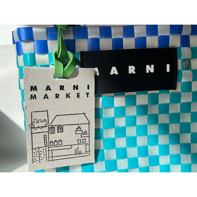 Marni - 入手困難☆マルニマーケット かごバッグ ピクニックバッグ