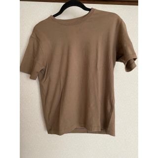 ユニクロ(UNIQLO)の【ユニクロ】 ブラウンTシャツ(Tシャツ/カットソー(半袖/袖なし))