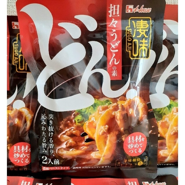 ハウス食品(ハウスショクヒン)のハウス食品 凄味 坦々うどんの素 2人前×8袋 食品/飲料/酒の食品(調味料)の商品写真