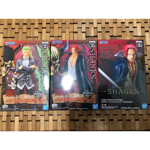 ワンピース フィギュア　ゾロ　シャンクス　FILM RED