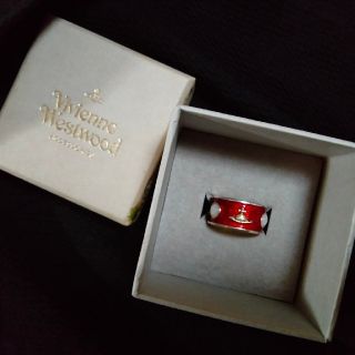 ヴィヴィアンウエストウッド(Vivienne Westwood)の【Vivienne Westwood】キングリング M 赤×ゴールド(リング(指輪))