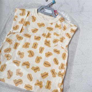 たべっ子どうぶつ　GU  ビスケット柄　100センチ(Tシャツ/カットソー)