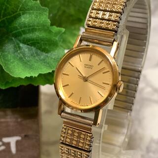 セイコー(SEIKO)の353 SEIKO セイコー ゴールド 丸型 レディース腕時計 クオーツ式(腕時計)
