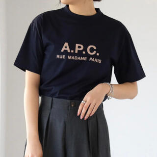 A.P.C - A.P.C.×BEAMS LIGHTS / 別注 刺繍ロゴ Tシャツ