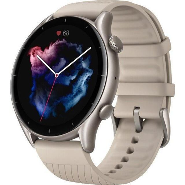 【新品 未使用】Amazfit GTR 3 スマートウォッチ ムーンライトグレイ メンズの時計(腕時計(デジタル))の商品写真