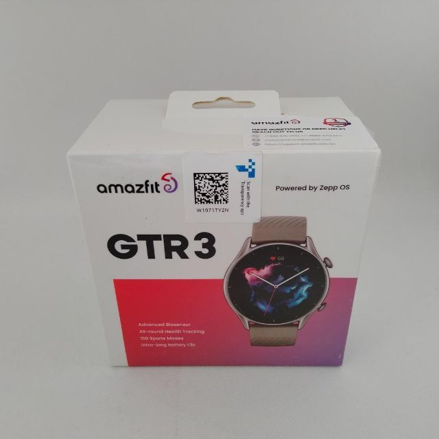 【新品 未使用】Amazfit GTR 3 スマートウォッチ ムーンライトグレイ メンズの時計(腕時計(デジタル))の商品写真