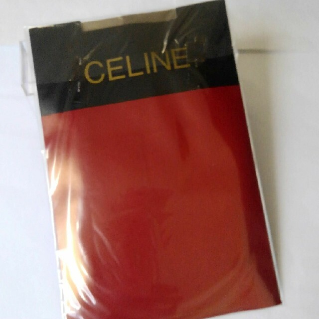 celine(セリーヌ)のCELINEストッキング ⭐未使用⭐ サポートタイプ 2足セット(グレープ) レディースのレッグウェア(タイツ/ストッキング)の商品写真