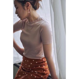 デミルクスビームス(Demi-Luxe BEAMS)の【未使用・タグ付き】JOIEVE sheer creamy Tシャツ(Tシャツ(半袖/袖なし))