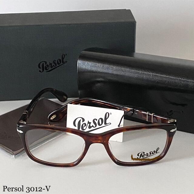 ① 新品　persol  ペルソール　メガネ　フレーム　べっ甲