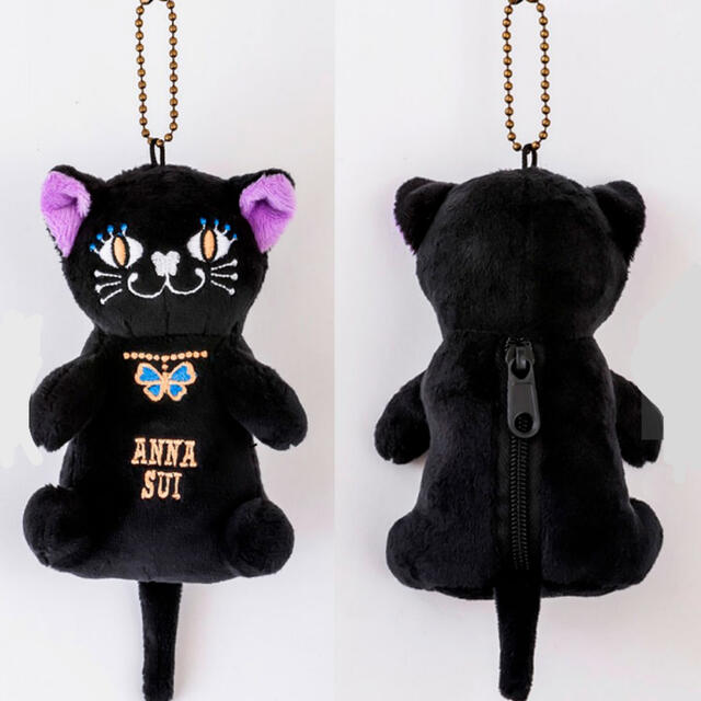 ANNA SUI(アナスイ)の猫のマスコット　キーホルダー　ANNA SUI レディースのファッション小物(キーホルダー)の商品写真