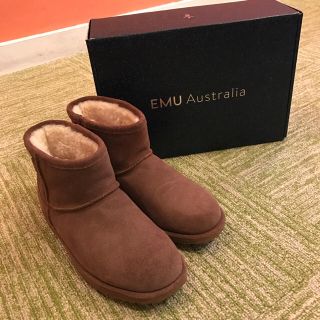 エミュー(EMU)のさらに1500円値下げしました♪emu♡新品♡防水シープスキンブーツ♡新品箱付き(ブーツ)