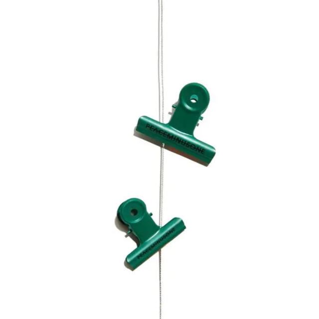 PEACEMINUSONE BULLDOG CLIP Green