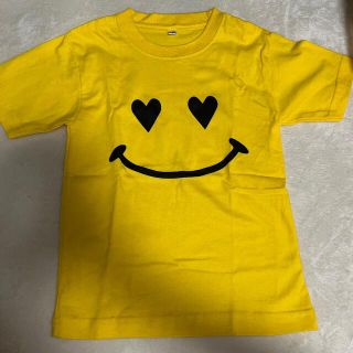 ★Tシャツ★黄色★ニコちゃん★120cm★(Tシャツ/カットソー)