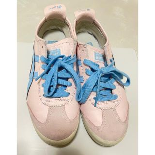 オニツカタイガー(Onitsuka Tiger)のオニツカタイガー、メキシコ66、ピンク、24.5(スニーカー)