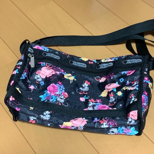 LeSportsac(レスポートサック)の【未使用】LESPORTSACショルダーバッグ / ディズニー / ミニーマウス レディースのバッグ(ショルダーバッグ)の商品写真