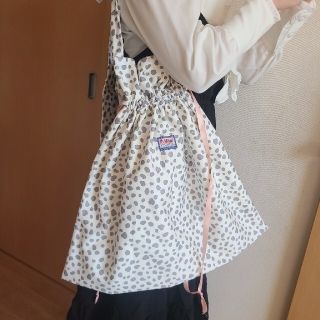 セール☺︎ハンドメイド　ダルメシアン柄　バッグ　グレー(バッグ)