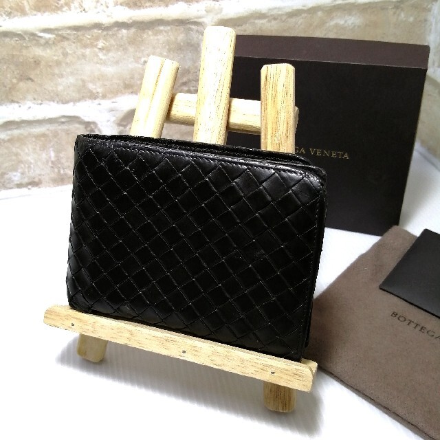 Bottega Veneta(ボッテガヴェネタ)の【BOTTEGA VENETA】ボッテガ 二つ折り財布 コンパクト 高級レザー メンズのファッション小物(折り財布)の商品写真