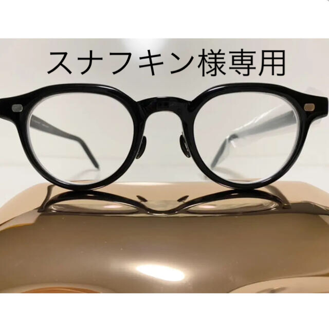 ブラックテンプルエンド10eyevan  No.6 Ⅲ FR (43) c.1002S ブラック