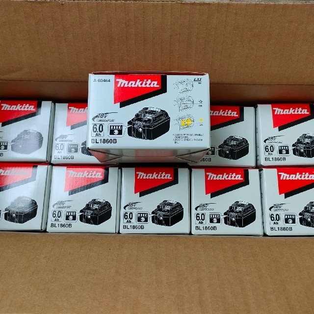 Makita - 【新品】マキタ純正バッテリー BL1860B 10個SET 18V 6.0Ahの ...