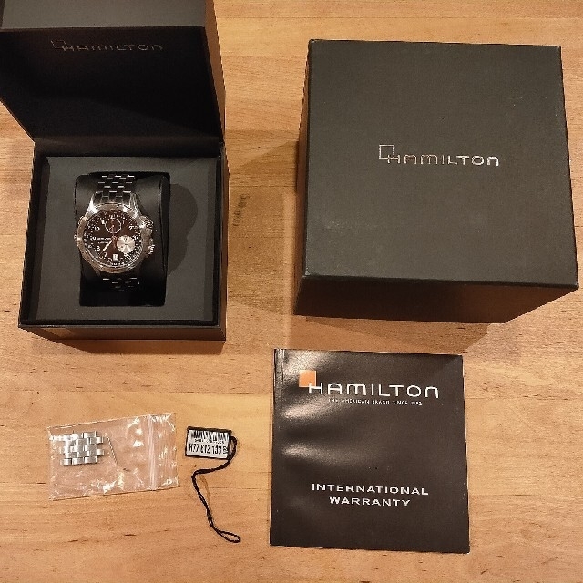 Hamilton(ハミルトン)のハミルトン カーキ ETO H776120 ステンレスベルト 付属品付き メンズの時計(腕時計(アナログ))の商品写真