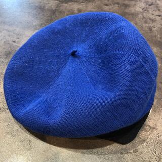 カシラ　ベレー帽　ブルー(ハンチング/ベレー帽)