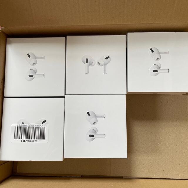 配送員設置 Apple - MLWK3J/A新品未開封品5台セット Pro AirPods ...