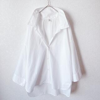 ロンハーマン(Ron Herman)のロンハーマン ビッグシャツ オーバーサイズシャツ ホワイト(シャツ/ブラウス(長袖/七分))