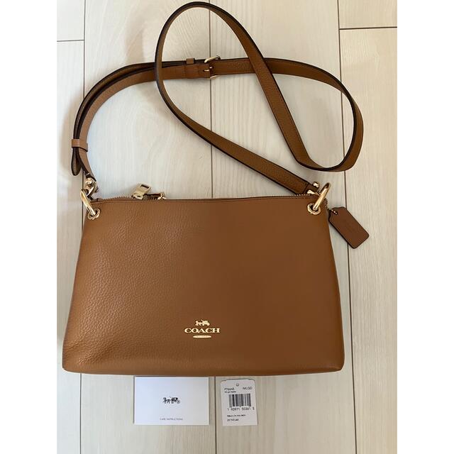 COACH(コーチ)のコーチ　ショルダーバッグ　3連　f76645 ライトサドル　ベージュ レディースのバッグ(ショルダーバッグ)の商品写真