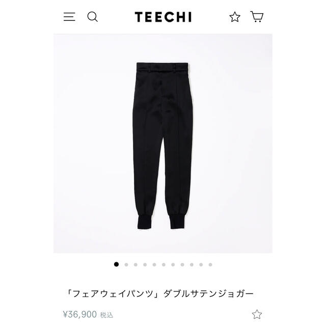 TEECHI「フェアウェイパンツ」ダブルサテンジョガー レディースのパンツ(カジュアルパンツ)の商品写真