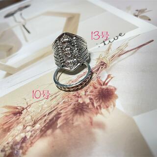 【新品】指輪　リング　ファッションリング 2個セット(リング(指輪))