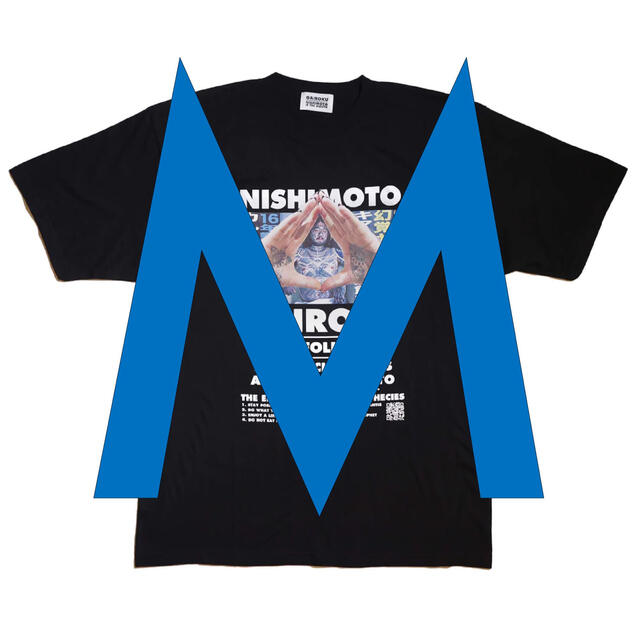 品番NIMGR-01NISHIMOTO IS THE MOUTH 街録コラボT ブラック