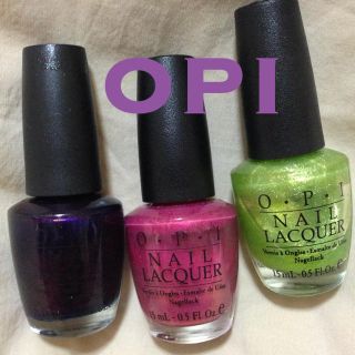 オーピーアイ(OPI)のO・P・I のマニキュア（3本セット）(その他)