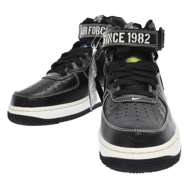 NIKE ナイキ AIR FORCE 1 MID 07 LV8 DV1029-010 エアフォースワン ハイカットスニーカー ブラック US9