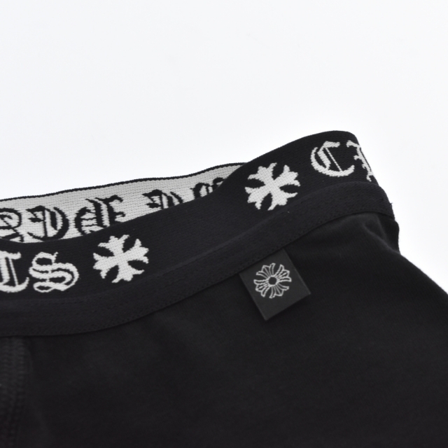 CHROME HEARTS クロムハーツ SHORT BOXER ショートボクサーパンツ ロゴプリント 下着 ブラック