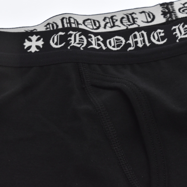 CHROME HEARTS クロムハーツ SHORT BOXER ショートボクサーパンツ ロゴプリント 下着 ブラック