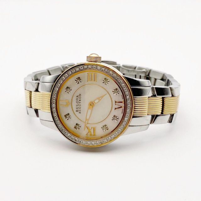 【極美品・ダイヤベゼル】ブローバ　BULOVA　 レディース　時計　腕時計