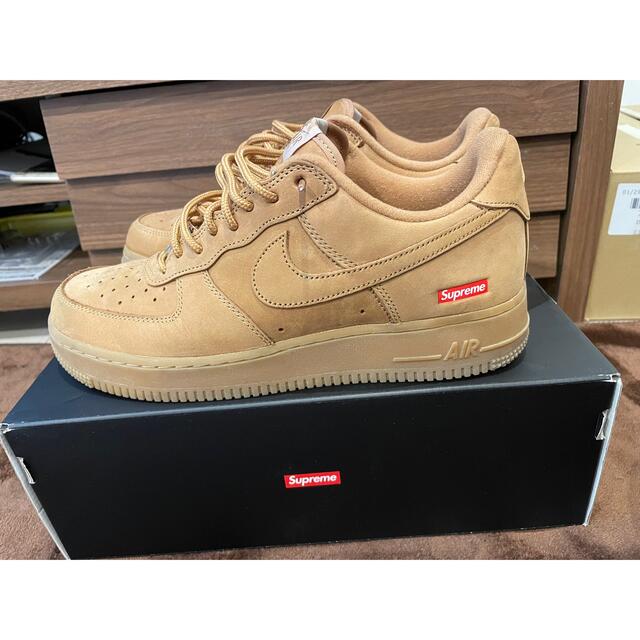 supreme Nike Air Force 1 low flax wheat 5