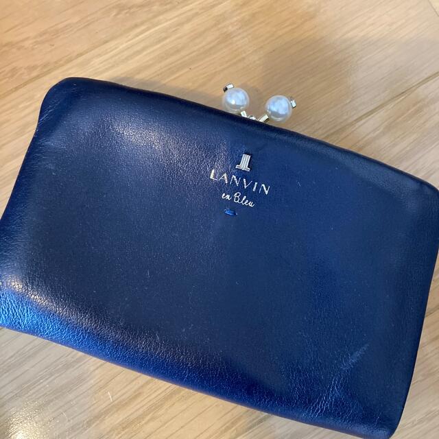 LANVIN en Bleu(ランバンオンブルー)のLANVIN en bleu 財布　ネイビー レディースのファッション小物(財布)の商品写真