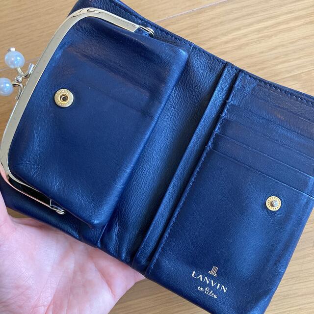 LANVIN en Bleu(ランバンオンブルー)のLANVIN en bleu 財布　ネイビー レディースのファッション小物(財布)の商品写真