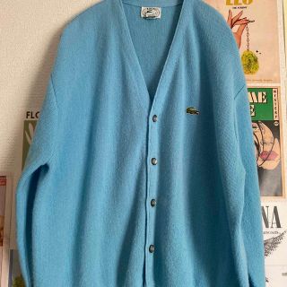 ラコステ(LACOSTE)のLACOSTE vintage カーディガン 90s USA製あいみょん(カーディガン)