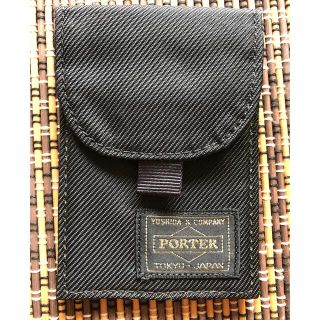 ポーター(PORTER)の未使用　ポーター　カードケース　ブラック(名刺入れ/定期入れ)