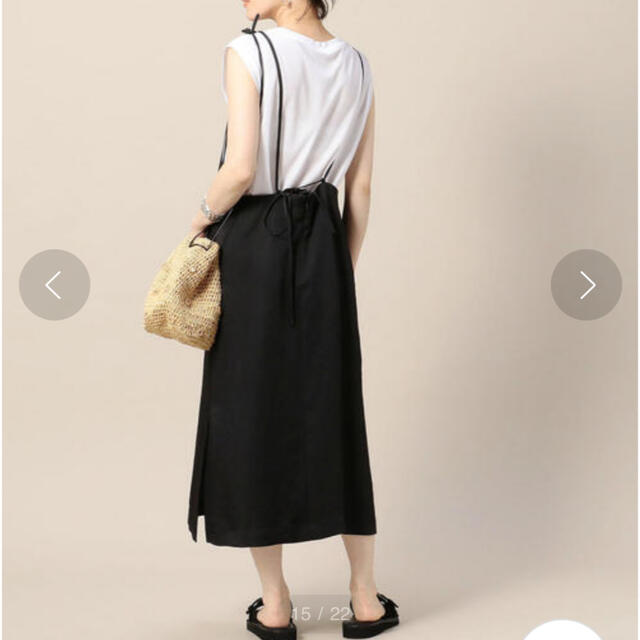 UNITED ARROWS サテンキャミソールワンピース 1