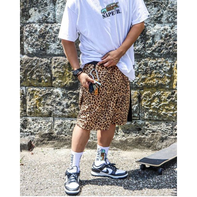 SAPEur サプール × JIMMY'Z LEOPARD SHORTS