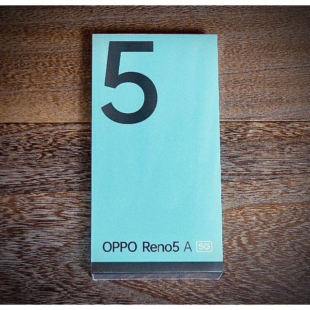 《新品未開封》OPPO Reno5 A アイスブルー 5G SIMフリー版